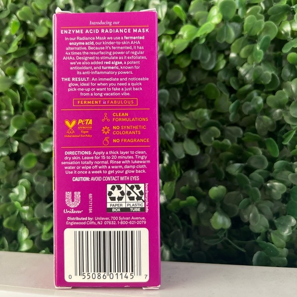 NIB FERVER Fermented Enzyme Acid Radiance Mask 4x More Exfoliating Power 1 FL oz - Picture 4 of 6